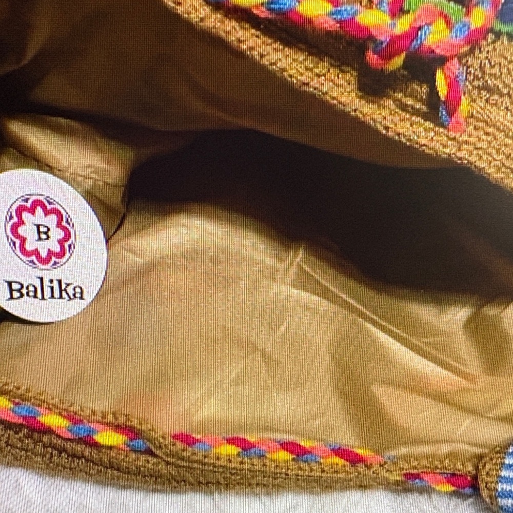 Wayuu Multicolor Eye Pattern Bag - Picture 10 of 10